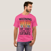 5月警告がギター奏者について語り始める Tシャツ (正面フル)