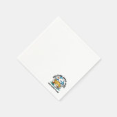 5月転がにハッピーアップのように – かわいい春犬 スタンダードカクテルナプキン (角)