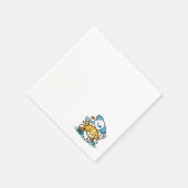 5月転がにハッピーアップのように – かわいい春犬 スタンダードカクテルナプキン (角)