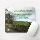 5月道はアイルランドの詩に合うために上がります マウスパッド (マウス)