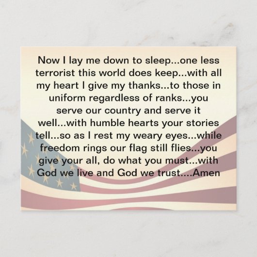 5月1日祈りの言葉はがき ポストカード (正面)