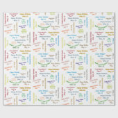 5月12日誕生日ギフト包装紙 ラッピングペーパー (フラット)