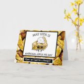 5月13日は全国アップルパイの日 レシピをチェック！ カード (黄色い花)