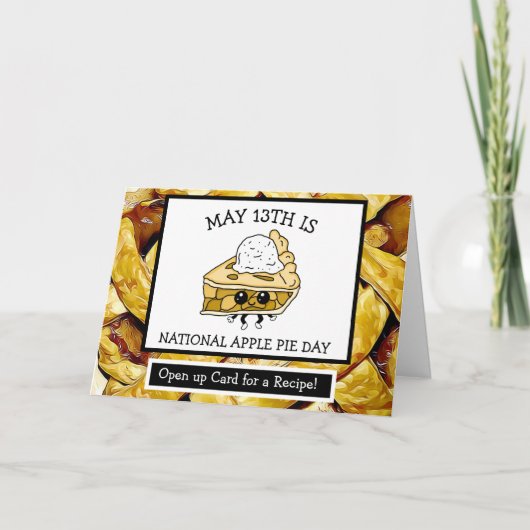 5月13日は全国アップルパイの日 レシピをチェック！ カード (正面)
