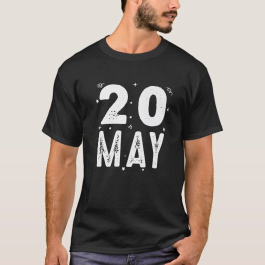 5月20日Todのためのパーティー特別な機会 Tシャツ (正面)