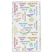 5月22日誕生日抱き枕 スモールペーパーバッグ (裏面)