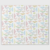 5月4日誕生日ギフト包装紙 ラッピングペーパー (フラット)