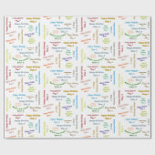 5月6日誕生日ギフト包装紙 ラッピングペーパー (フラット)