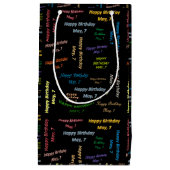 5月7日誕生日抱き枕 スモールペーパーバッグ (正面)