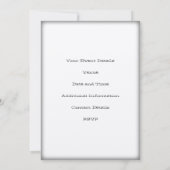 5月BBQのパーティーの招待の金日曜日 招待状 (裏面)