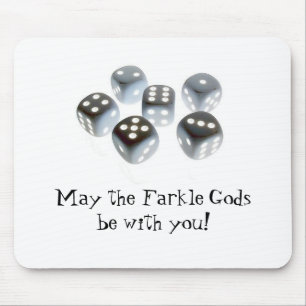 5月Farkleの神はあなたとあります! マウスパッド