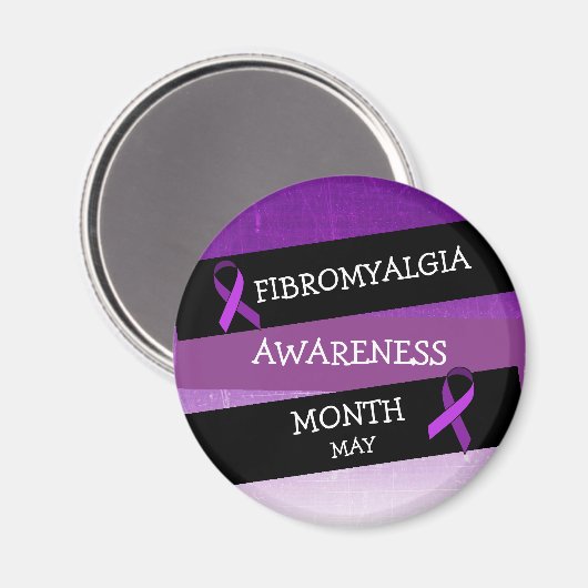 5月Fibromalgia認識度月磁石 マグネット (正面/裏面)