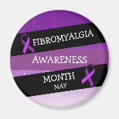 5月Fibromalgia認識度月磁石 マグネット (正面)