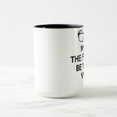 5月Forbesはあなたと黒及び白です マグカップ (中央)