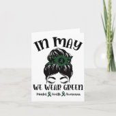 5月We衣服グリーンメンタルヘルス認識度1 カード (正面)