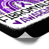 5月We衣服パープル線維筋痛認識度2 ポスター (角)