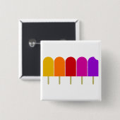 5本のアイスキャンデー 缶バッジ (正面&裏面)