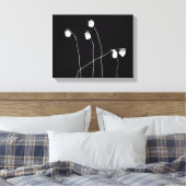 5本のバラ キャンバスプリント (インサイチュ (寝室))