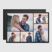 5枚のフォトコラージュ磁気カードを作成 (正面/裏面)