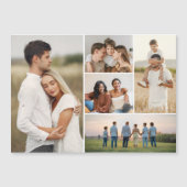 5枚のフォトコラージュ磁気カードを作成 (正面)