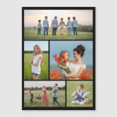 5枚のフォトコラージュ磁気カードを作成 (正面)