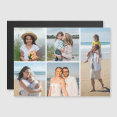 5枚のフォトコラージュ磁気カードを作成 (正面/裏面)