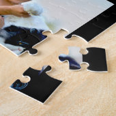 5枚のフォトチャレンジングカスタマイズイメージコラージ ジグソーパズル (側面)