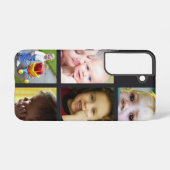 5枚の個人写真をカスタマイズ SAMSUNG GALAXYケース (裏面横)