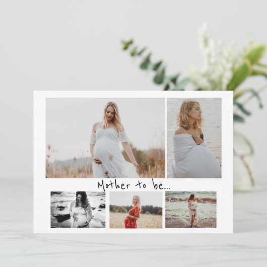 5枚の写真が母親を妊娠させる 案内状 (スタンド正面)
