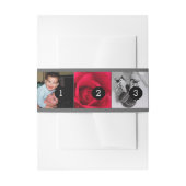 5枚の写真で簡単に写真を表示 招待状ベリーバンド (正面例)