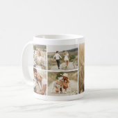 5枚の写真のギャラリパーソナライズされたー コーヒーマグカップ (正面左)