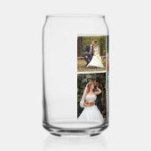 5枚の写真のコラージュ結婚を作成 ガラス缶 (右)