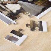 5枚の写真のコラージュ結婚を作成 ジグソーパズル (側面)