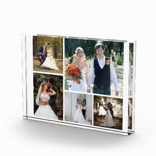 5枚の写真のコラージュ結婚を作成 フォトブロック (右)