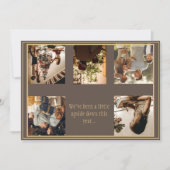 5枚の写真を並べた、逆さまのクリスマスカード シーズンカード (正面)