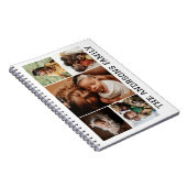 5枚の写真ファミリースパイラルフォトノートブック ノートブック (右側)