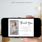 5枚の写真ベビーガールまたはボーイスクリプト 案内状