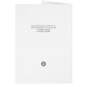 5枚の写真卒業コラージュティール（緑がかった色）おめでとうカード (裏面)