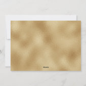 5枚の写真 メリークリスマス ハッピーホリデー ゴールド シーズンカード (裏面)