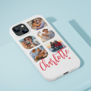 5枚の写真 モダン トレンディー シンプル オリジナル 名前 iPhone 13 PRO MAXケース