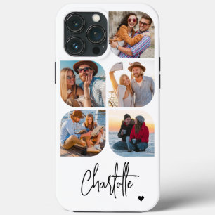 5枚の写真 モダン トレンディ シンプル オーダーメイド 名前 iPhone 13 PRO MAXケース