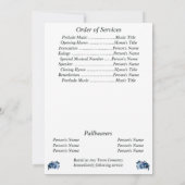 5枚の忘れ写真私はフローラメモリアル 招待状 (裏面)