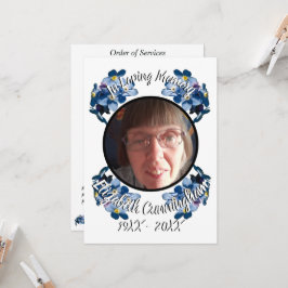 5枚の忘れ写真私はフローラメモリアル 招待状