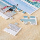 5枚パーソナライズされたの写真ギャラリーコラージュ ジグソーパズル (側面)