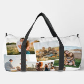 5枚モダンの写真カスタムコラージュ ダッフルバッグ (正面)