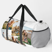 5枚モダンの写真カスタムコラージュ ダッフルバッグ (右コーナー)