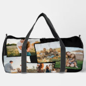 5枚モダンの写真カスタムコラージュ ダッフルバッグ (正面)