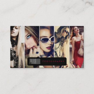 5枚モダンの写真名刺 名刺