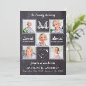 5枚素朴の写真追悼式 プログラム (スタンド正面)