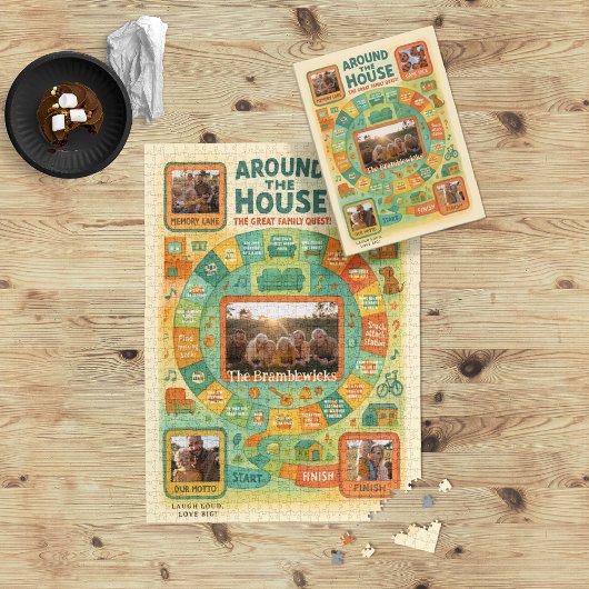 5枚 | カスタムファミリーゲームナイトパズル ジグソーパズル